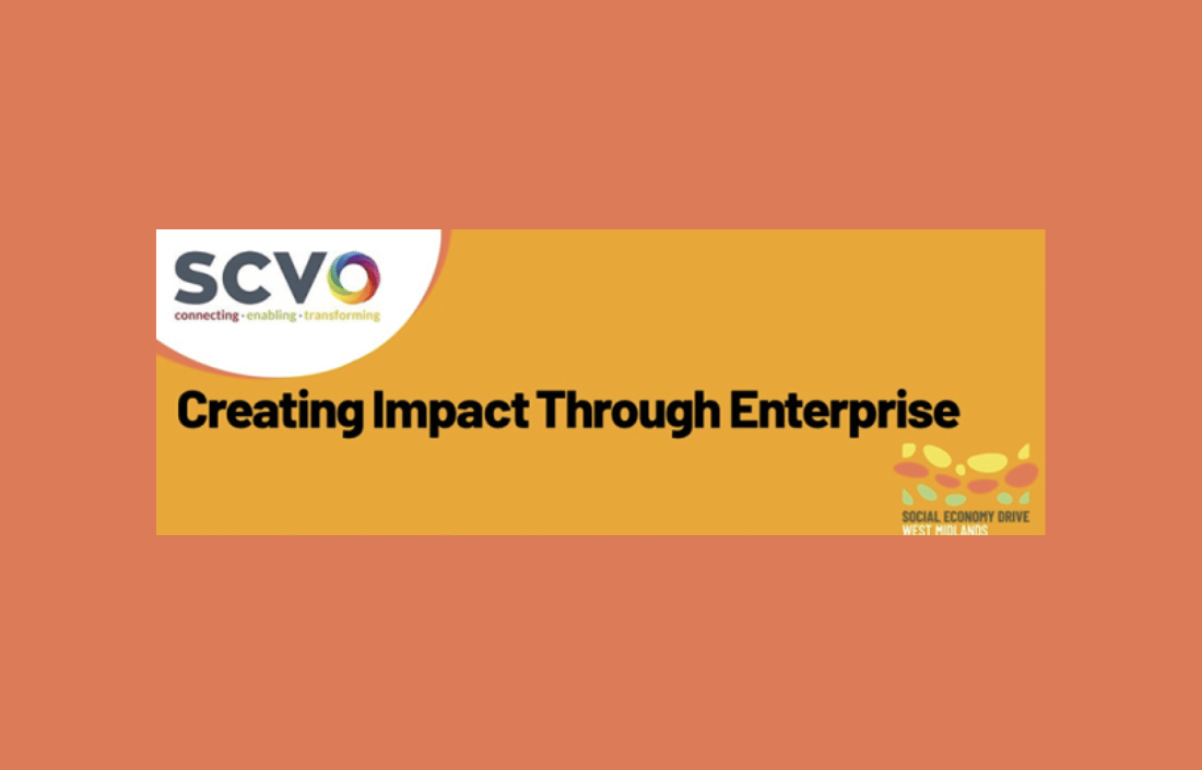 ‘Creating impact through enterprise’ from SCVO