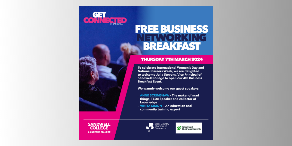 Get Connected in Sandwell - breakfast event