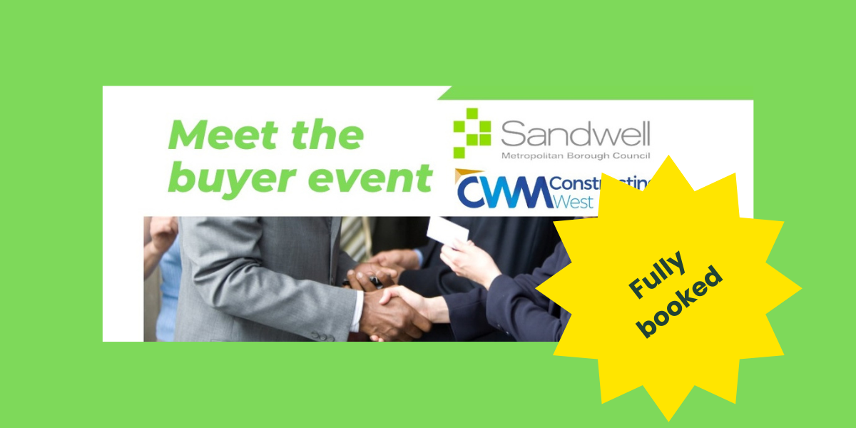 ‘Meet the buyer’ networking event – with Constructing West Midlands