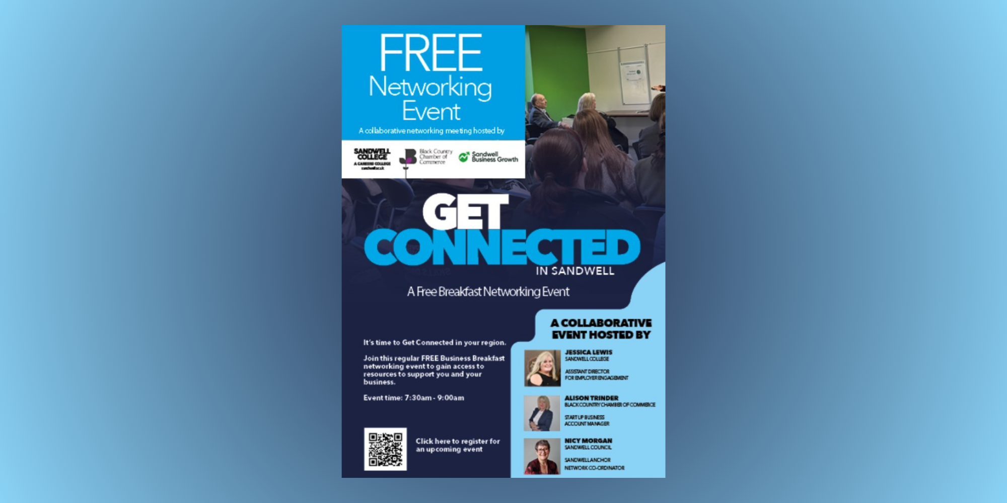 Get Connected: free breakfast networking event