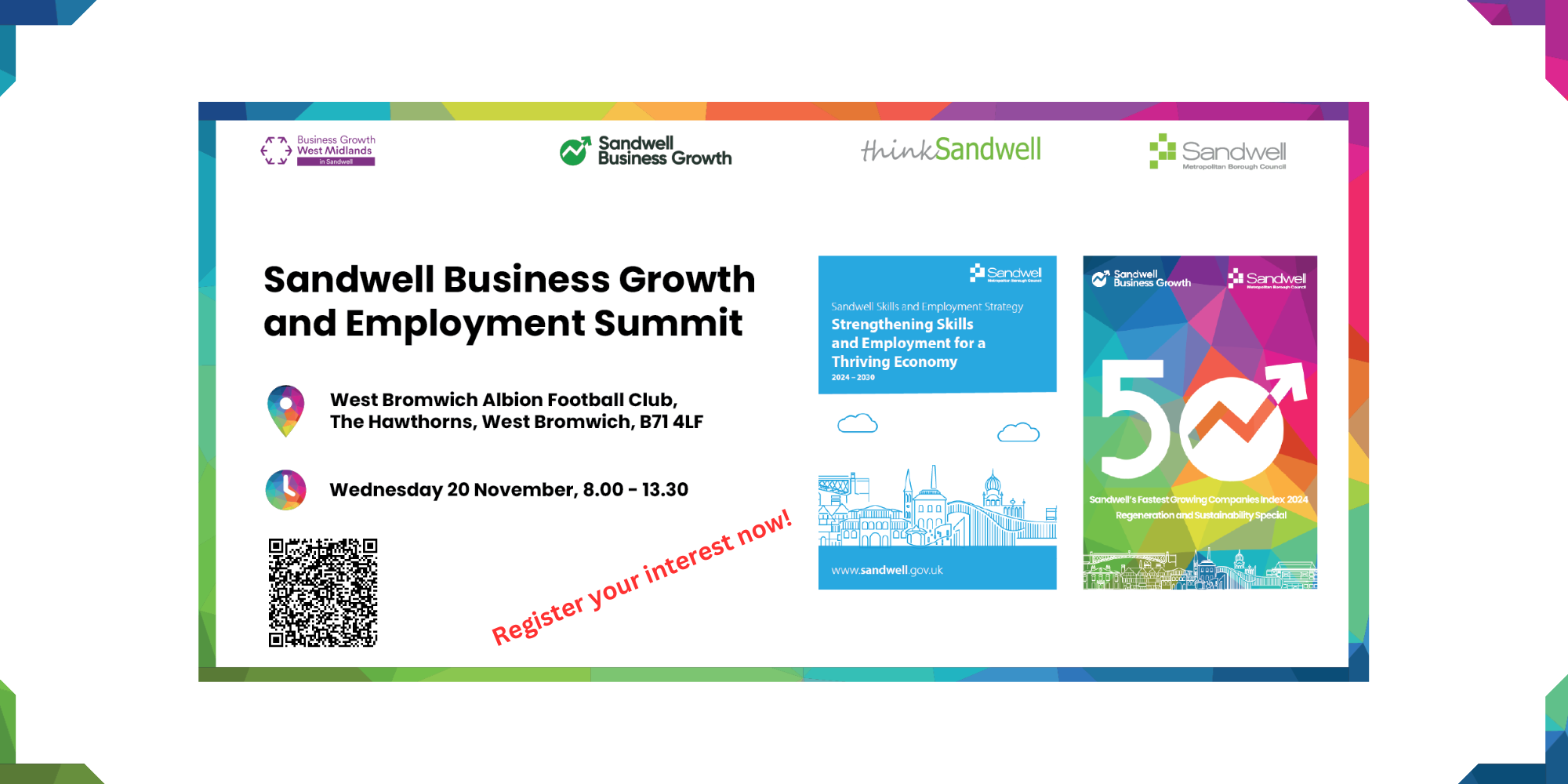 Sandwell’s Business Growth and Employment Summit: celebrating local success and shaping the future