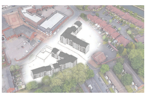 Tipton town centre apartments scheme approved