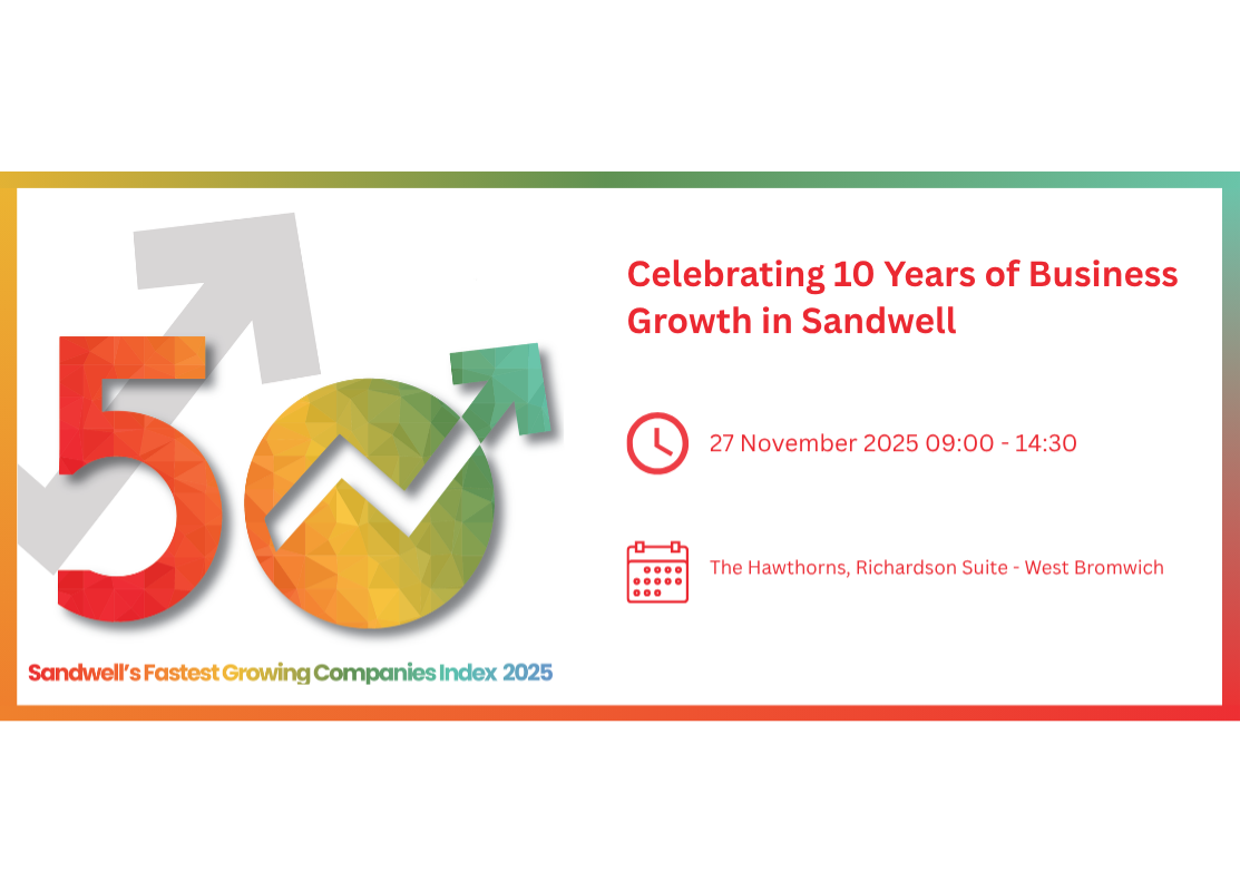 Sandwell Top 50 event celebrating a decade of business achievement