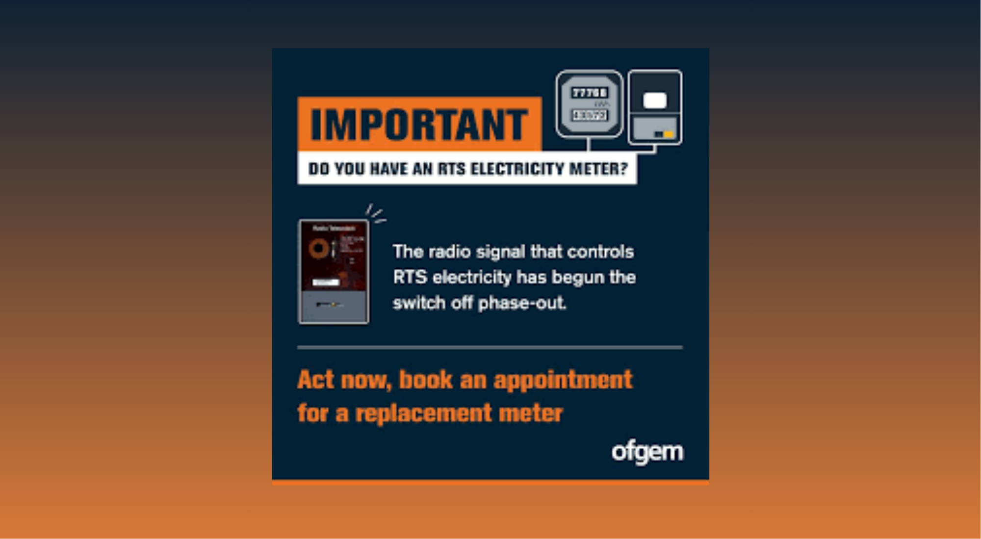Radio Teleswitch Service phase-out enters final stage